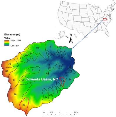 Impact of Climate Change on Hydrochemical Processes at Two High-Elevation Forested Watersheds in the Southern Appalachians, United States